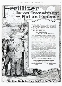 Historic Fertilizer Advertisement From Early 20th Century Magazine Historic Fertilizer Advertisement From Early 20th Century Magazine