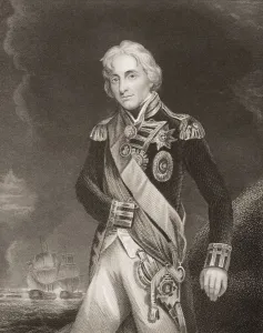 Horatio Nelson, Lord Nelson, Viscount Nelson, 1758-1805. British Naval Commander.Engraved By J Horatio Nelson, Lord Nelson, Viscount Nelson, 1758-1805. British Naval Commander.Engraved By J