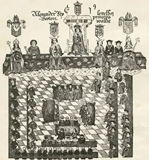 House Of Peers, England, C. 1274. From The Strand Magazine, Published 1896 House Of Peers, England, C. 1274. From The Strand Magazine, Published 1896