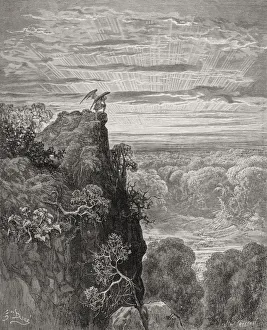 Illustration By Gustave Dore 1832-1883 French Artist And Illustrator For Paradise Lost By John Milton Book Iv Lines 172 Illustration By Gustave Dore 1832-1883 French Artist And Illustrator For Paradise Lost By John Milton Book Iv Lines 172