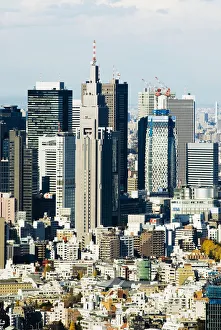 Japan, Roppongi; Tokyo, Shinjuku, High Rise Buildings Of Shinjuku Skyline Japan, Roppongi; Tokyo, Shinjuku, High Rise Buildings Of Shinjuku Skyline