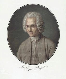 Historical Collection: Jean-Jacques Rousseau Genevan Swiss Philosopher