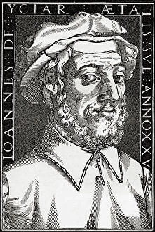 Historical Collection: Juan De Yciar Juan De Iciar 1550 Spanish Calligraphist