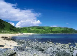 Kinnagoe Bay, Inishowen, Co Donegal, Ireland; Beach On A Peninsula Kinnagoe Bay, Inishowen, Co Donegal, Ireland; Beach On A Peninsula