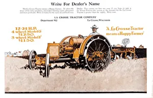 Lacrosse Tractor Advertisement From The Early 20th Century Lacrosse Tractor Advertisement From The Early 20th Century