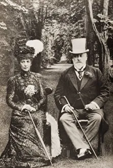 Their Majesties King Edward Vii 1841-1910 And Queen Alexandra 1844-1925. From The Book King Edward And His Times By Their Majesties King Edward Vii 1841-1910 And Queen Alexandra 1844-1925. From The Book King Edward And His Times By