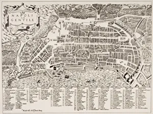 Map Of Naples Italy Undated But Put As Circa 1600 By Map Room British Museum Map Of Naples Italy Undated But Put As Circa 1600 By Map Room British Museum
