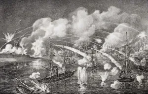 Midnight Naval Bombardment Of Fort Jackson Louisiana 1862 Midnight Naval Bombardment Of Fort Jackson Louisiana 1862