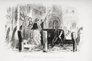 Mr. Sparkler Under A Reverse Of Circumstances. Illustration From The Charles Dickens Novel Little Dorrit By H.K Mr. Sparkler Under A Reverse Of Circumstances. Illustration From The Charles Dickens Novel Little Dorrit By H.K