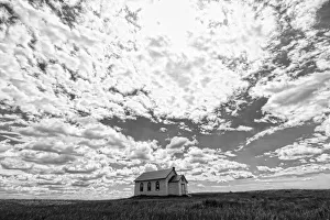 Old Abandoned Church, Near Cadillac, Saskatchewan Old Abandoned Church, Near Cadillac, Saskatchewan