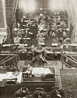 The Opening Of Dail Eireann, Or Chamber Of Deputies, Of The Irish Free State Parliament The Opening Of Dail Eireann, Or Chamber Of Deputies, Of The Irish Free State Parliament