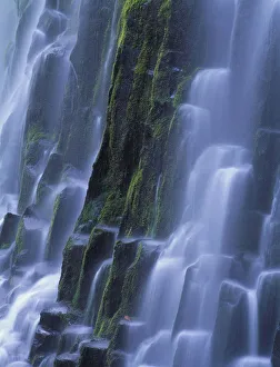 Oregon, Cascade Mountains, Three Sisters Wilderness, Lower Proxy Falls B1598 Oregon, Cascade Mountains, Three Sisters Wilderness, Lower Proxy Falls B1598