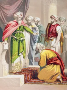 The Parable Of The King And The Unmerciful Servant. The King Cancels The Servants Debt The Parable Of The King And The Unmerciful Servant. The King Cancels The Servants Debt