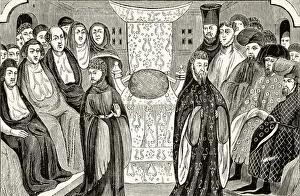 Parliament Deposing King Richard Ii 1399 From The National And Domestic History Of England By William Aubrey Published Parliament Deposing King Richard Ii 1399 From The National And Domestic History Of England By William Aubrey Published