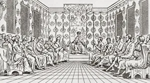 Parliament Of King Edward Vi Of England, 1549. From The Strand Magazine, Published 1896 Parliament Of King Edward Vi Of England, 1549. From The Strand Magazine, Published 1896