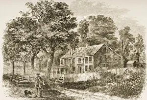 Pepperell Near Boston Massachusetts In 1870S. Home Of Historian William Hickling Prescott Pepperell Near Boston Massachusetts In 1870S. Home Of Historian William Hickling Prescott