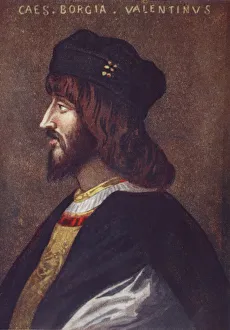 Portrait Of Cesare Borgia, 1475 Or 1476 - 1507, From The Life Of Cesare Borgia By Rafael Sabatini Portrait Of Cesare Borgia, 1475 Or 1476 - 1507, From The Life Of Cesare Borgia By Rafael Sabatini