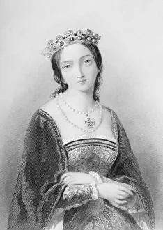 Queen Mary I, Aka Mary Tudor, Byname Bloody Mary, 1516-1558. First Queen To Rule England In Her Own Right.Engraved By W Queen Mary I, Aka Mary Tudor, Byname Bloody Mary, 1516-1558. First Queen To Rule England In Her Own Right.Engraved By W