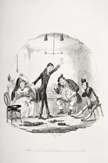 Images Dated 16th November 2005: The Red-Nosed Man Discourseth. Illustration From The Charles Dickens Novel The Pickwick Papers By