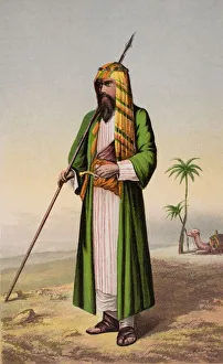 Richard Burton As Haji Abdullah En Route To Mecca. Sir Richard Francis Burton, 1821-1890 British Explorer, Translator Richard Burton As Haji Abdullah En Route To Mecca. Sir Richard Francis Burton, 1821-1890 British Explorer, Translator