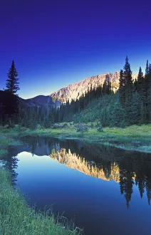 Small Calm Mountain Creek, Kootenays, British Columbia, Canada Small Calm Mountain Creek, Kootenays, British Columbia, Canada