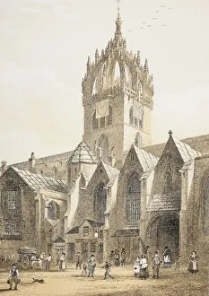 St. Gile's Cathedral Or The High Kirk Of Edinburgh, Scotland. From The Scots Worthies According To Howie' St. Gile's Cathedral Or The High Kirk Of Edinburgh, Scotland. From The Scots Worthies According To Howie'