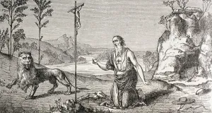 St. Jerome In The Desert Of Chalcis. St. Jerome, C. 347 St. Jerome In The Desert Of Chalcis. St. Jerome, C. 347