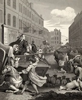 The Four Stages Of Cruelty Second Stage Of Cruelty Engraved By F F Walker After Hogarth The Four Stages Of Cruelty Second Stage Of Cruelty Engraved By F F Walker After Hogarth