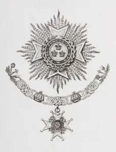Star, Collar And Badge Of A Military Knight Grand Cross Of The Order Of The Bath Star, Collar And Badge Of A Military Knight Grand Cross Of The Order Of The Bath