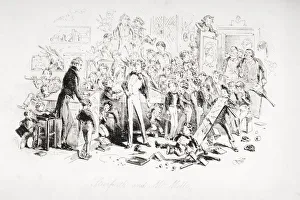 Steerforth And Mr Mell Illustration From The Charles Dickens Novel David Copperfield By H Steerforth And Mr Mell Illustration From The Charles Dickens Novel David Copperfield By H