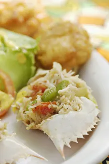 Stuffed Crab Shells, Jakes, Treasure Beach, St Elizabeth, Jamaica Stuffed Crab Shells, Jakes, Treasure Beach, St Elizabeth, Jamaica
