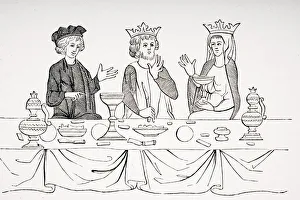 The Table Of A Baron As Laid Out In The 13Th Century The Table Of A Baron As Laid Out In The 13Th Century