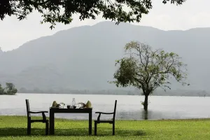 Table And Chairs Ready For Lunch Beside Amaya Lake Table And Chairs Ready For Lunch Beside Amaya Lake