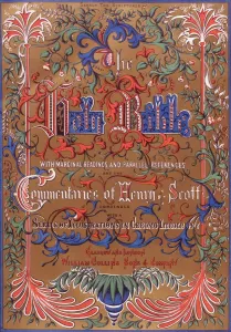 Title Page Of The Holy Bible Published By William Collins, Sons, & Company In 1869. Chromolithograph By J.M Title Page Of The Holy Bible Published By William Collins, Sons, & Company In 1869. Chromolithograph By J.M