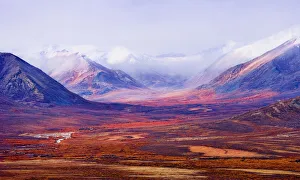 Tombstone Range And Fall Colours In Ogilvie Mountains Along Dempster Highway, Tombstone Territorial Park, Yukon Tombstone Range And Fall Colours In Ogilvie Mountains Along Dempster Highway, Tombstone Territorial Park, Yukon