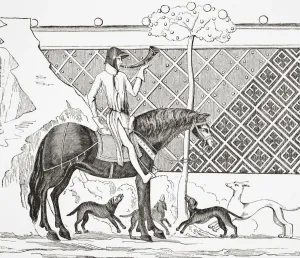 Tristan At The Chase. After A Miniature From The Romance Of Tristan. From Science And Literature In The Middle Ages By Tristan At The Chase. After A Miniature From The Romance Of Tristan. From Science And Literature In The Middle Ages By