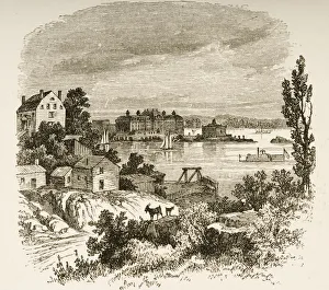 Turtle Bay And Blackwells Island New York In 1870S. From American Pictures Drawn With Pen And Pencil By Rev Samuel Turtle Bay And Blackwells Island New York In 1870S. From American Pictures Drawn With Pen And Pencil By Rev Samuel