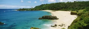USA, Hawaii, Oahu, View Of Beach And Ocean; Waimea Bay USA, Hawaii, Oahu, View Of Beach And Ocean; Waimea Bay