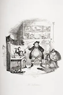 The Valentine. Illustration From The Charles Dickens Novel The Pickwick Papers By H.K. Browne Known As Phiz The Valentine. Illustration From The Charles Dickens Novel The Pickwick Papers By H.K. Browne Known As Phiz