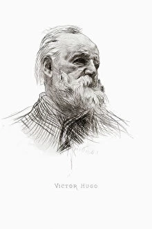 Historical Collection: Victor Hugo Victor-Marie Hugo Author Writer Politician