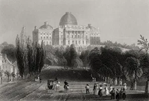 View Of The Capitol Building At Washington Usa From A 19Th Century Print Engraved By C J Bentley After W H Bartlett View Of The Capitol Building At Washington Usa From A 19Th Century Print Engraved By C J Bentley After W H Bartlett