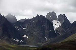 View Of Mount Monolith From Grizzly Lake Trail, Tombstone Territorial Park, Yukon Territory, Canada View Of Mount Monolith From Grizzly Lake Trail, Tombstone Territorial Park, Yukon Territory, Canada