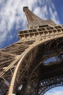 View From Underneath The Eiffel Tower; Paris France View From Underneath The Eiffel Tower; Paris France