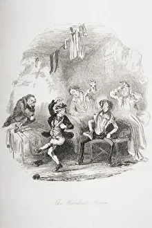 The Warden's Room. Illustration From The Charles Dickens Novel The Pickwick Papers By H.K. Browne Known As Phiz The Warden's Room. Illustration From The Charles Dickens Novel The Pickwick Papers By H.K. Browne Known As Phiz