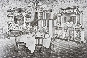 Washington Dc United States Of America Family Dining Room Of The White House In 1890 S Washington Dc United States Of America Family Dining Room Of The White House In 1890 S