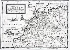 The West Part Of Barbary Containing Fez Marocco Algier And Part Of Biledulgerid The Canary Islands Etc The West Part Of Barbary Containing Fez Marocco Algier And Part Of Biledulgerid The Canary Islands Etc