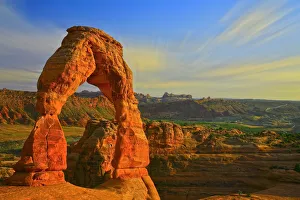 Whispy Clouds Over Delicate Arch, Arches National Park, Moab, Utah Whispy Clouds Over Delicate Arch, Arches National Park, Moab, Utah