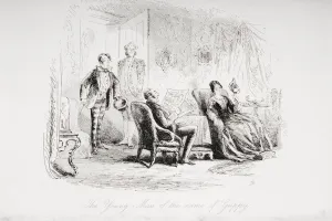 The Young Man Of The Name Of Guppy. Illustration By Phiz (Hablot Knight Browne) 1815-1882 The Young Man Of The Name Of Guppy. Illustration By Phiz (Hablot Knight Browne) 1815-1882