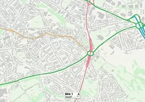 Adam Street Collection: Bradford BD6 1 Map