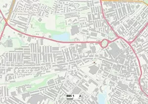 Accrington Collection: Hyndburn BB5 1 Map